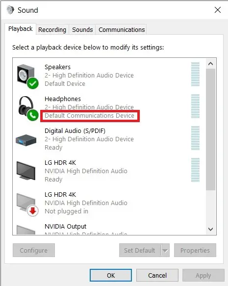 Clicking on headphones to fix sound coming from the speakers while headphones are plugged in