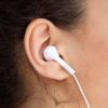 Woman wondering can headphones cause blackheads