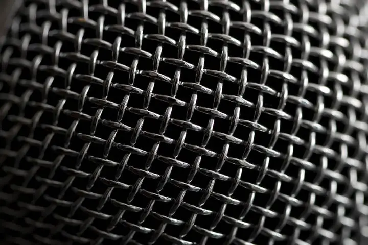 Clean your microphone’s mesh screen