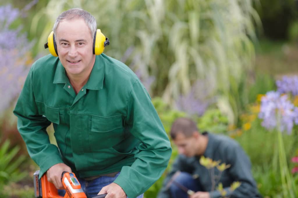 Should you wear ear protection while mowing a lawn