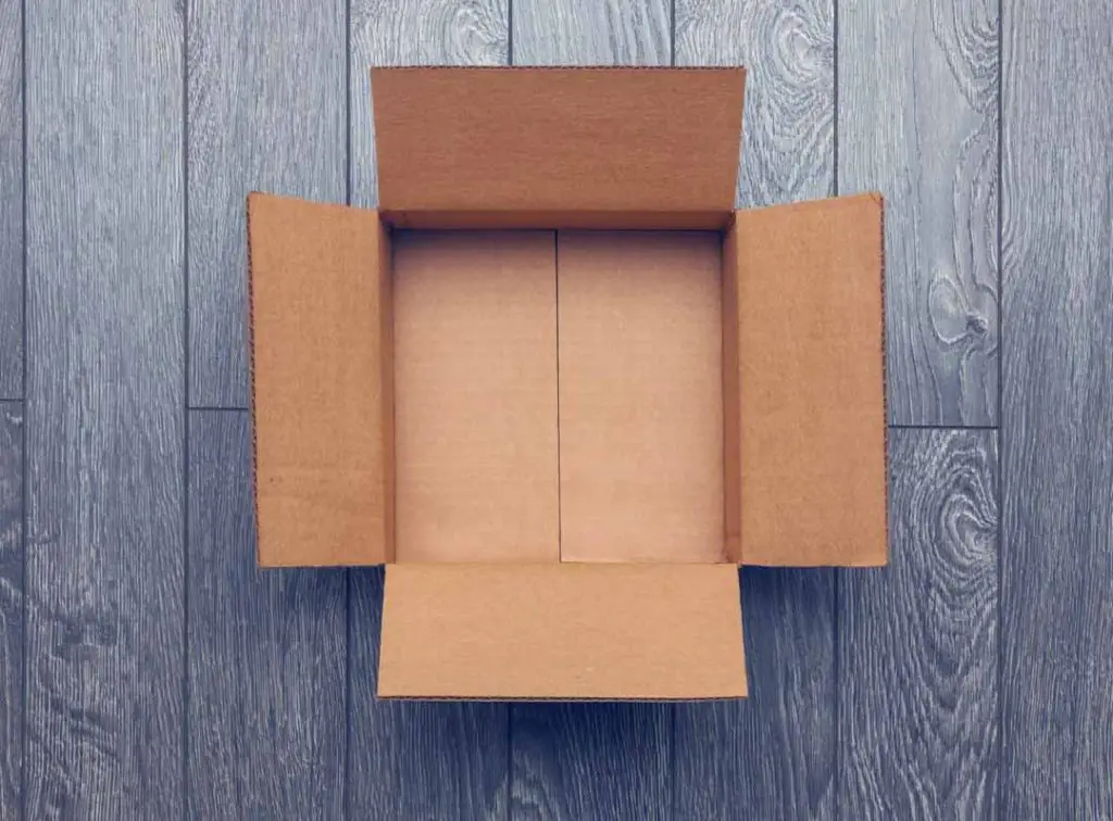 Step #2 Get your cardboard box