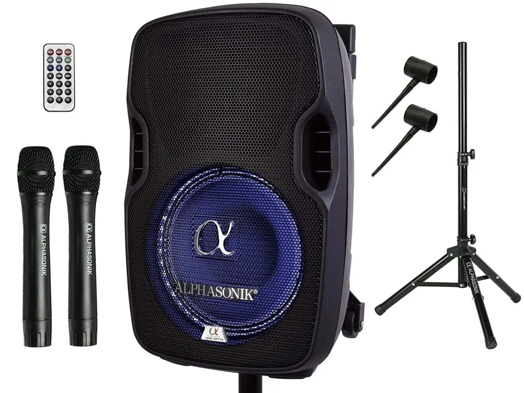 sound pro wireless portable karaoke speaker