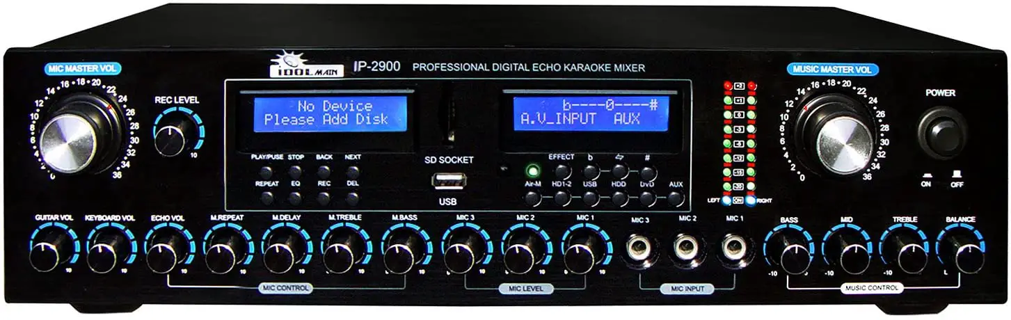 Best Karaoke Mixers in 2021 - Audio MAV