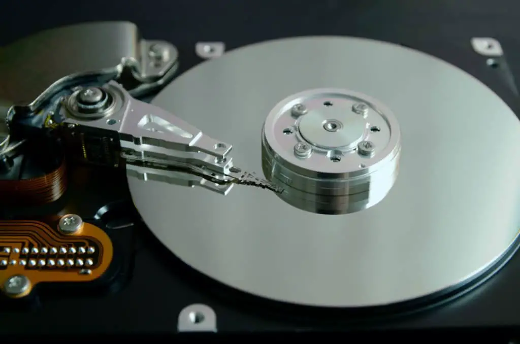 Mechanical components inside the hard drive might sound like loud fan noise
