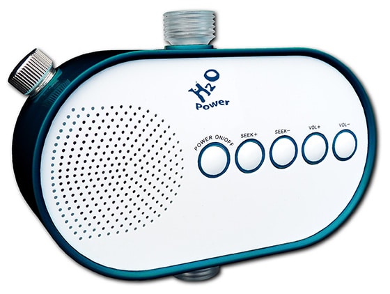 h2o shower power radio