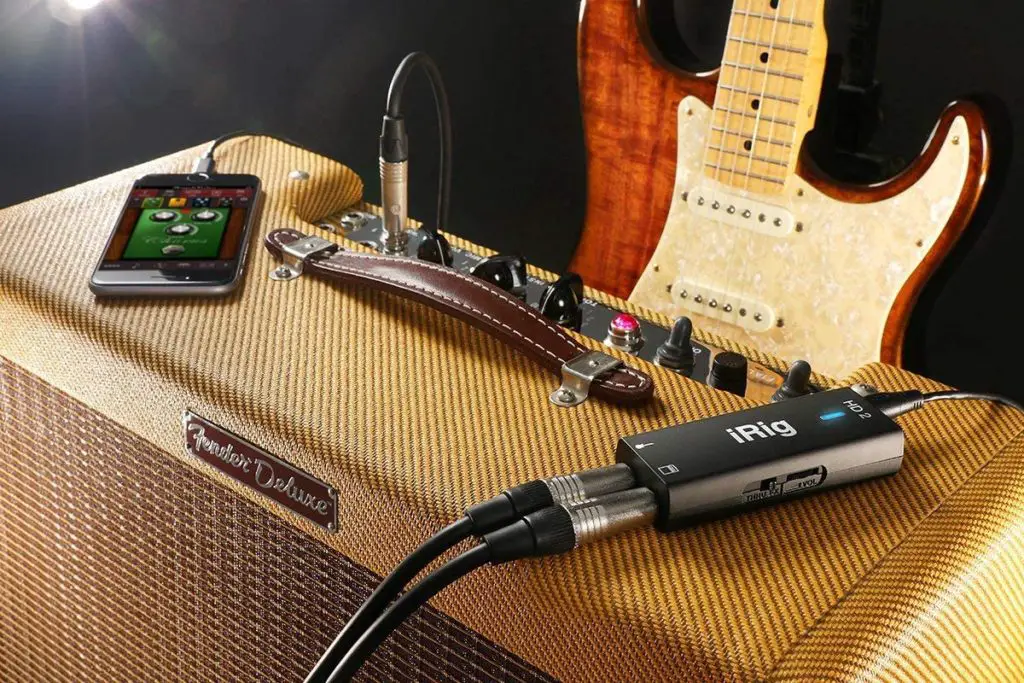 Use the iRig HD 2 as a pass-through to let your virtual effects pair up with a real amp.