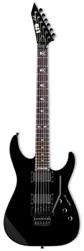 ESP LTD KH-602 Signature Series Kirk Hammett Electric Guitar with Case, Black