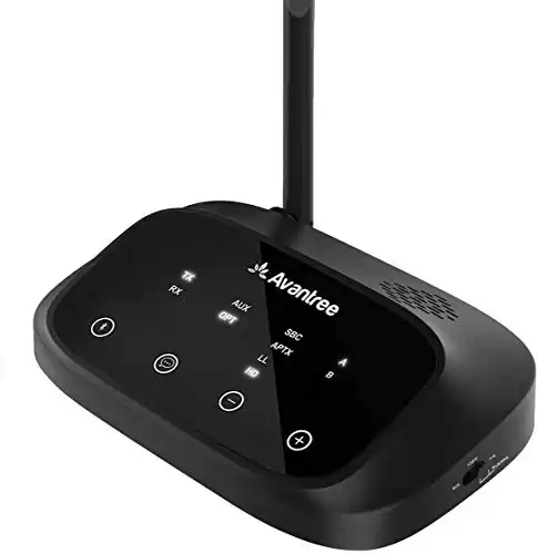 Avantree Oasis Plus Certified aptX HD Bluetooth 5.0 Transmitter Receiver