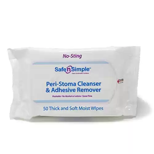 Safe n' Simple Adhesive Remover Wipes