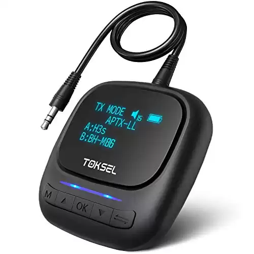 TOKSEL Visible Bluetooth 5.0 Transmitter/Receiver