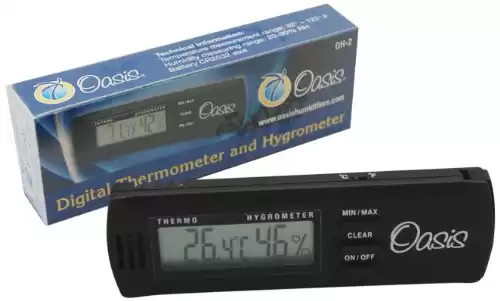 Oasis OH-2 Digital Hygrometer w/clip