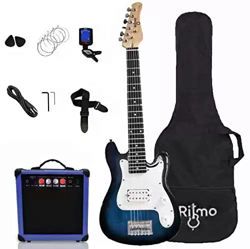Kids 30 Inch Electric Guitar and Amp Complete Bundle Kit