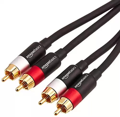 2-Male to 2-Male RCA Audio Cable