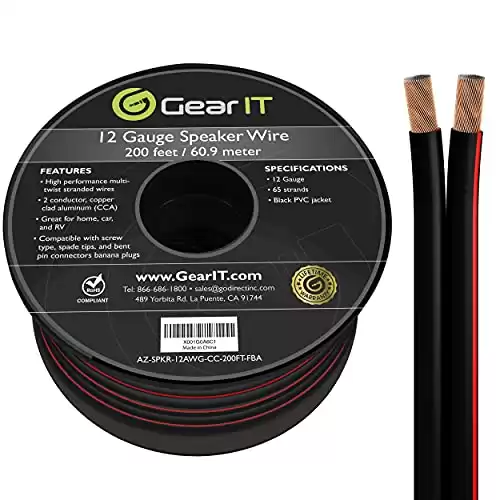 12AWG GearIT Pro Series Speaker Wire