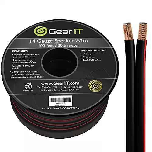 14AWG Speaker Wire, GearIT Pro Series