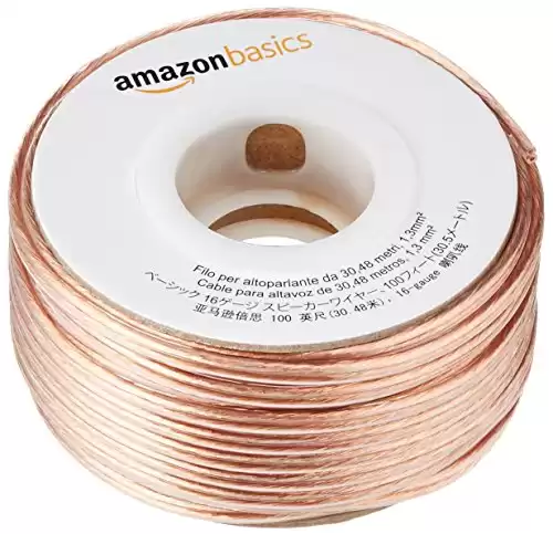 Amazon Basics 16-Gauge Speaker Wire Cable