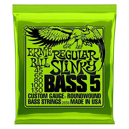Ernie Ball 5-String Regular Slinky Nickel Wound Bass Set